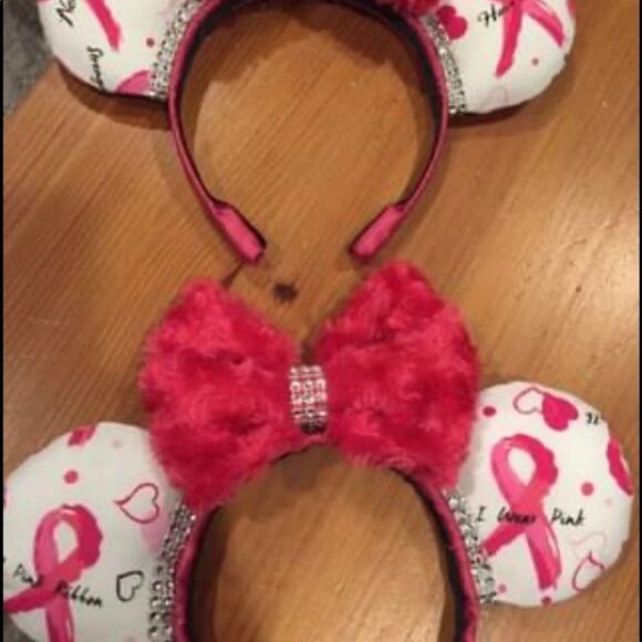 Breast cancer awareness Disney inspired Ears main image 4